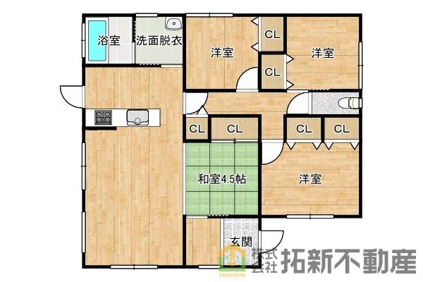 都城市蓑原町　間取り図
