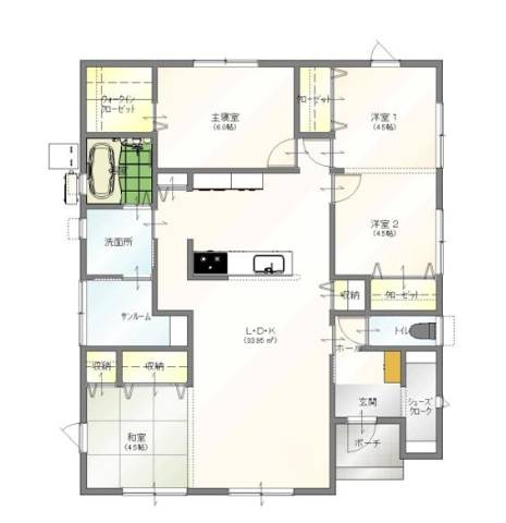 都城市年見町　新築建売2690万円　4LDK　