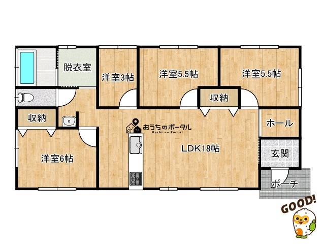 都城市乙房町　新築戸建乙房D号　2080万円　4LDK　
