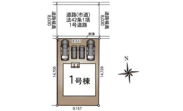 都城市上川東１丁目　新築建売1号棟　2188万円　4LDK　