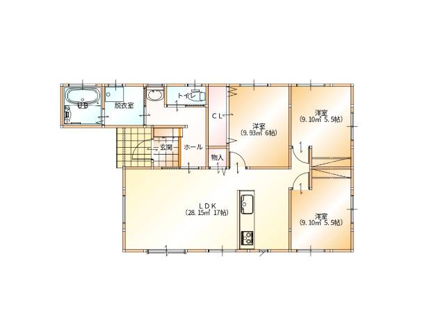 都城市南横市町　新築建売　2120万円　3LDK　