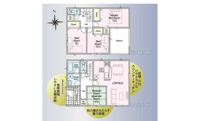 都城市上長飯町　新築建売2号棟　2088万円　