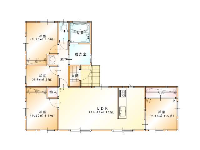 都城市蓑原町　新築建売　2180万円　4LDK　