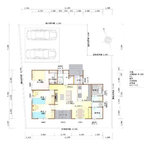 都城市蓑原町　新築建売　2560万円　3LDK　
