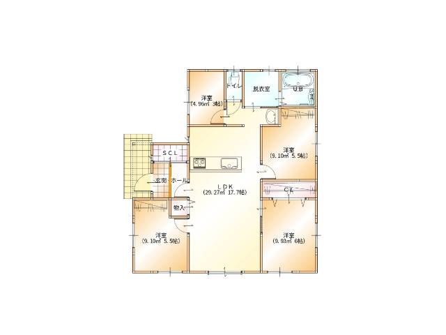 都城市下長飯町　新築建売　2080万円　4LDK　